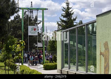 VINNYTSIA, UKRAINE - 14 MAI 2024 - dans les locaux du zoo de Podilskyi, Vinnytsia, centre-ouest de l'Ukraine. Banque D'Images