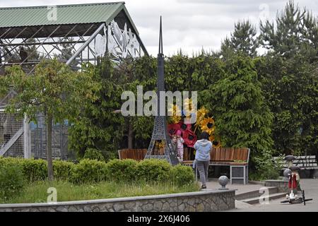 VINNYTSIA, UKRAINE - 14 MAI 2024 - dans les locaux du zoo de Podilskyi, Vinnytsia, centre-ouest de l'Ukraine. Banque D'Images