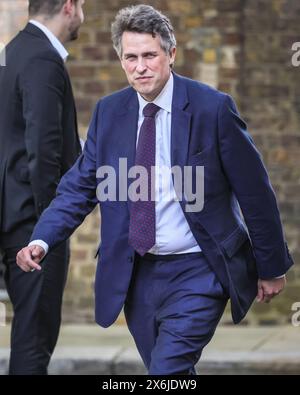 Londres, Royaume-Uni. 15 mai 2024. Gavin Williamson, député, ancien secrétaire à la Défense, whip en chef et ancien secrétaire à l'éducation, entre dans Downing Street cet après-midi. Crédit : Imageplotter/Alamy Live News Banque D'Images
