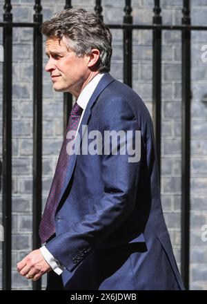 Londres, Royaume-Uni. 15 mai 2024. Gavin Williamson, député, ancien secrétaire à la Défense, whip en chef et ancien secrétaire à l'éducation, entre dans Downing Street cet après-midi. Crédit : Imageplotter/Alamy Live News Banque D'Images