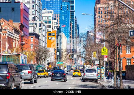 The Edge est le nom de la plus haute plate-forme d'observation de New York sur le gratte-ciel à 30 Hudson Yards, Manhattan, New York City Banque D'Images