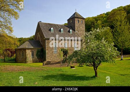 Église protestante à Unterburg, Solingen, Bergisches Land, Rhénanie du Nord-Westphalie Banque D'Images