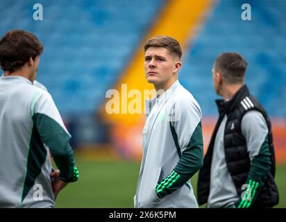 15 mai 2024 ; Rugby Park, Kilmarnock, Écosse : Scottish Premiership Football, Kilmarnock contre Celtic ; Daniel Kelly du Celtic Banque D'Images