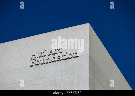 Vaduz, Liechtenstein - 11 août 2023 : façade du musée Hilti Art Foundation Banque D'Images