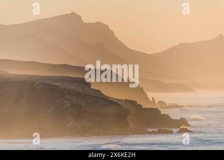 Fuerteventura&#39;s côte sud-ouest, Fuerteventura, Espagne Banque D'Images