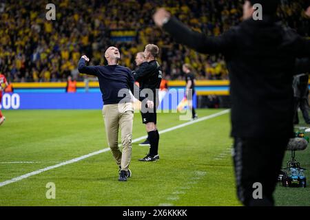 Broendby, Danemark. 15 mai 2024. Match de Superliga 3F entre Broendby IF et le FC Nordsjaelland au Broendby Stadium de Broendby, mercredi 15 mai 2024. (Photo : Mads Claus Rasmussen/Scanpix 2024) crédit : Ritzau/Alamy Live News Banque D'Images