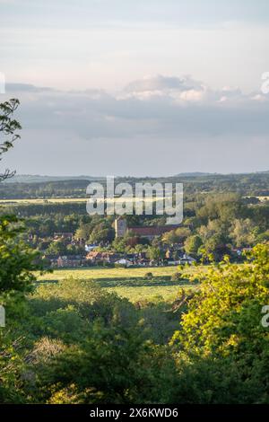 Mercredi 15 mai 2024 - Wittenham Clumps, près de Didcot, Oxfordshire. Banque D'Images