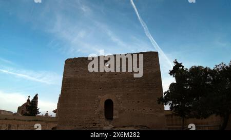 Les ruines du château de Mola, Novelda Banque D'Images