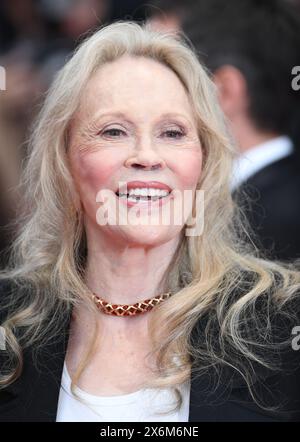 L’actrice américaine Faye Dunaway assiste à la première de Furiosa : a Mad Max Saga au 77e Festival de Cannes, France, le mercredi 15 mai 2024. Photo de Rune Hellestad/ UPI Banque D'Images