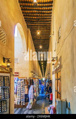 Vues de la ville de Hofuf dans l'est de l'Arabie saoudite, gouvernorat d'Al-Hasa dans la province d'Ash-Sharqiya. Centre urbain de l'oasis d'al-Hasa. Banque D'Images