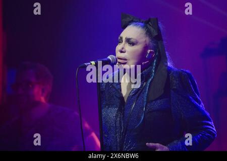 Concert de musique de la chanteuse italienne - Loredana Berte - Manifesto Tour Loredana Berte jouant en direct pendant son Manifesto Tour 2024 Rome Teatro Brancaccio Italie Copyright : xRobertoxBettacchix/xLiveMediax LPM 1353833 Banque D'Images