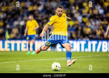 Broendby, Danemark. 15 mai 2024. Josip Radosevic (22 ans) de Broendby vu lors du match de 3F Superliga entre Broendby IF et FC Nordsjaelland au Broendby Stadion à Broendby. (Crédit photo : Gonzales photo/Alamy Live News Banque D'Images