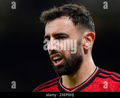 Manchester, Royaume-Uni. 15 mai 2024. Bruno Fernandes de Manchester United lors du match de premier League à Old Trafford, Manchester. Le crédit photo devrait se lire : Andrew Yates/Sportimage crédit : Sportimage Ltd/Alamy Live News Banque D'Images