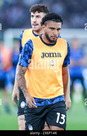 Rome, Italie. 15 mai 2024. Ederson d'Atalanta Bergamo vu lors de la finale de Coppa Italia 2023/24 entre Atalanta Bergamo et Juventus F. C au stade olympique de Rome, Italie score final ; Atalanta Bergamo 0:1 Juventus F. C (photo de Grzegorz Wajda/SOPA images/SIPA USA) crédit : SIPA USA/Alamy Live News Banque D'Images