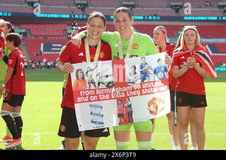 Finale de la Coupe féminine Adobe FA, Manchester United Women v Tottenham Hotspur Women Wembley Stadium Londres Royaume-Uni 12 mai 2024 Banque D'Images