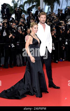 Elsa Pataky und Chris Hemsworth BEI der „Furiosa : a Mad Max Saga“ première AM 15.05.2024 à Cannes Banque D'Images