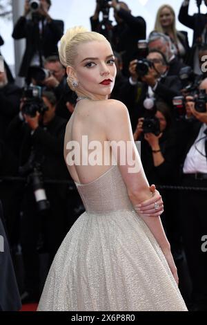 Anya Taylor-Joy BEI der „Furiosa : a Mad Max Saga“ première AM 15.05.2024 à Cannes Banque D'Images