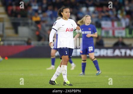 Londres, Royaume-Uni. 15 mai 2024. Londres, Angleterre, 15 mai 2024 : Drew Spence (24 Tottenham Hotspur) lors du match de Super League FA Womens entre Tottenham Hotspur et Chelsea à Brisbane Road à Londres, Angleterre (Alexander Canillas/SPP) crédit : SPP Sport Press photo. /Alamy Live News Banque D'Images