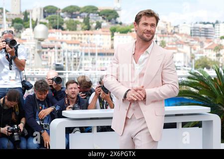 Chris Hemsworth beim Photocall zum Kinofilm 'Furiosa : a Mad Max Saga' auf dem Festival de Cannes 2024 / 77. Internationale Filmfestspiele von Cannes am Palais des Festivals. Cannes, 16.05.2024 Banque D'Images