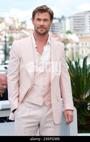 Chris Hemsworth beim Photocall zum Kinofilm 'Furiosa : a Mad Max Saga' auf dem Festival de Cannes 2024 / 77. Internationale Filmfestspiele von Cannes am Palais des Festivals. Cannes, 16.05.2024 Banque D'Images