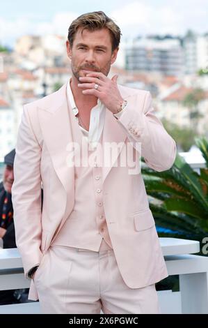 Chris Hemsworth beim Photocall zum Kinofilm 'Furiosa : a Mad Max Saga' auf dem Festival de Cannes 2024 / 77. Internationale Filmfestspiele von Cannes am Palais des Festivals. Cannes, 16.05.2024 Banque D'Images