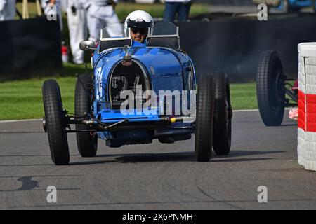 Stéphane Darracq, Bugatti type 35, Trophée Grover Williams, vingt minutes de course pour les Grand Prix d'avant-guerre, principalement de la période 1920 à 1931, Banque D'Images