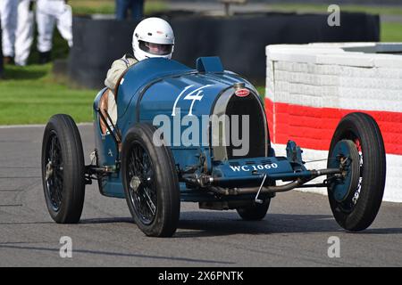 William Way, Bugatti type 35, Grover Williams Trophy, vingt minutes de course pour les voitures Grand Prix d'avant-guerre, principalement de la période 1920 à 1931, Goodw Banque D'Images