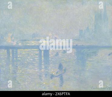 Pont de Charing Cross, 1899, Musée Thyssen-Bornemisza, Madrid Claude Monet Banque D'Images