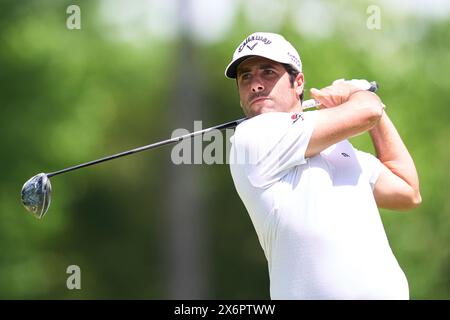 Adrian Otaegui d'Espagne en action lors d'une ronde d'entraînement avant le championnat de la PGA 2024 au Valhalla Golf Club le 13 mai 2024 à Louisville, Kent Banque D'Images
