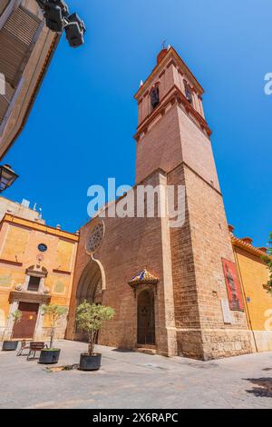 Valencia, Espagne. 15 mai 2024. Vue sur l'église San Nicolas, un bâtiment historique mélange de styles gothique et baroque Banque D'Images