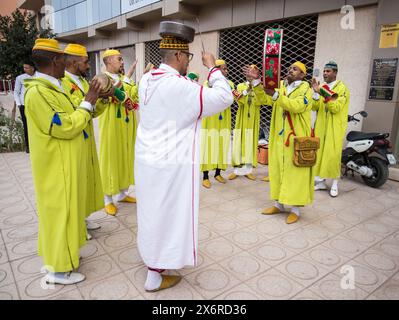 Une bénédiction 'gnawa' Banque D'Images