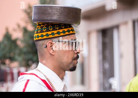 Une bénédiction 'gnawa' Banque D'Images
