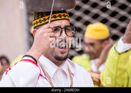 Une bénédiction 'gnawa' Banque D'Images