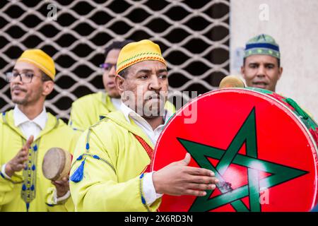Une bénédiction 'gnawa' Banque D'Images