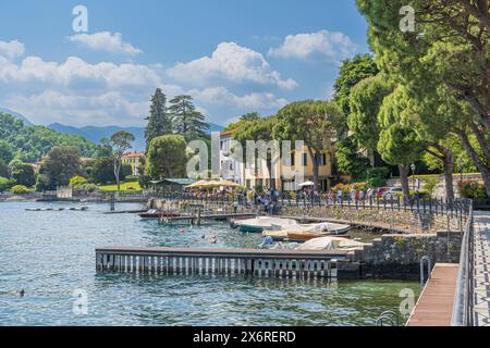 Lenno sur le lac de Côme en Italie Banque D'Images