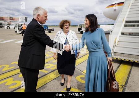 Annalena Baerbock Buendnis 90/Die Gruenen, Bundesaussenministerin, reist nach Strassburg zum 75. Jubilaeum des Europarats und zum Ministertreffen à Strassburg, 16.05.2024. Fotografiert im Auftrag des Auswaertigen AMTES. Strassburg Frankreich *** Annalena Baerbock Buendnis 90 Die Gruenen , ministre fédéral des Affaires étrangères, se rend à Strasbourg pour le 75e anniversaire du Conseil de l'Europe et la réunion ministérielle à Strasbourg, 16 05 2024 photographie au nom du ministère des Affaires étrangères Strasbourg France Copyright : xKiraxHofmannxAAxphotothek.dex Banque D'Images