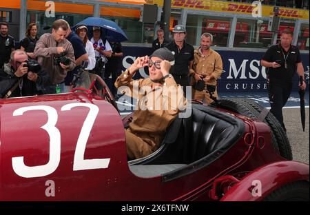 RUSSELL George (gbr), au volant de la voiture de course Mercedes de 100 ans, la formule 1 MSC Cruises Gran Premio del Made in Italy e Dellâ&#x80;&#x99;Emilia-Romagne 2024, 7e manche du Championnat du monde de formule 1 2024 du 17 au 19 mai 2024 sur l'Autodromo Enzo e Dino Ferrari, à Imola, Italie Banque D'Images