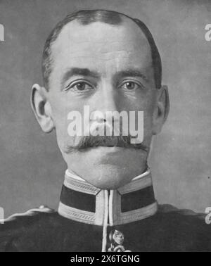 Portrait du major-général Launcelot Edward Kiggell, chef d'état-major général de Sir Douglas Haig, pris pendant la première Guerre mondiale. Kiggell est une figure clé du corps expéditionnaire britannique, servant de 1915 à 1918. Il a joué un rôle déterminant dans la planification et la coordination d'opérations majeures sur le front occidental, y compris la bataille de la somme et la bataille de Passchendaele. Banque D'Images