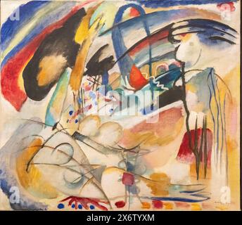 Wassily Kandinsky, improvisation 33 (Orient I), 1913, huile sur toile, Amsterdam, pays-Bas. Banque D'Images