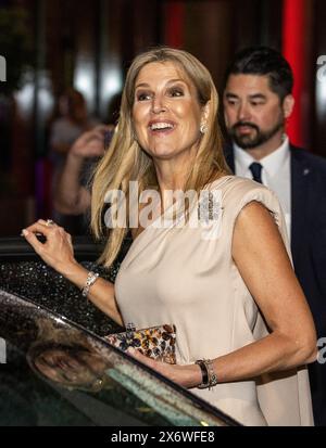 ZWOLLE - Reine Maxima lors de la remise des Prix King Willem I 2024 au Théâtre Zwolle de Spiegel. ANP VINCENT JANNINK pays-bas OUT - belgique OUT Banque D'Images