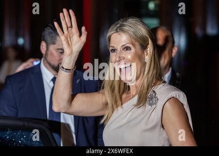 ZWOLLE - Reine Maxima lors de la remise des Prix King Willem I 2024 au Théâtre Zwolle de Spiegel. ANP VINCENT JANNINK pays-bas OUT - belgique OUT Banque D'Images