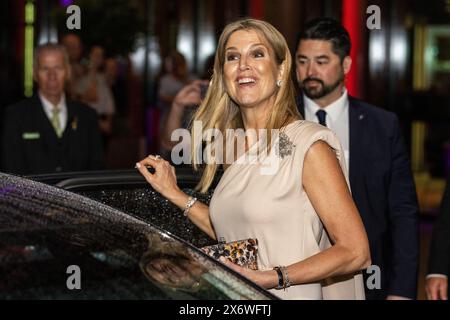 ZWOLLE - Reine Maxima lors de la remise des Prix King Willem I 2024 au Théâtre Zwolle de Spiegel. ANP VINCENT JANNINK pays-bas OUT - belgique OUT Banque D'Images