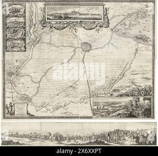 Siège et conquête de Hulst par Frederik Hendrik, 1645, carte parfaite du siège et de la conquête de la ville de Hulst, par zyn Hoogheyt F. Hendrick P. van Orangien etc Le 5 novembre 1645, carte et Prix de la ville de Hulst par son Altesse F. Henri P. d'Orange le 5 novembre 1645 (titre sur objet), image de ce que le Garnisoen espagnol de la ville de Hulst a été déplacé. Den 5 novembre 1645 (titre sur objet), Description de la ville de Hulst, & comment icelle a esté assiegée & gaignée par son Altesse le Prince d'Orange (titre sur objet), Siège et conquête de Hulst par l'armée hollandaise sous les ordres Banque D'Images