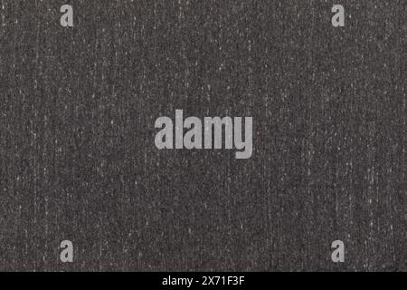 Toile de fond texturée en jersey de coton biologique gris chiné Banque D'Images