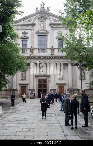 Milan, Italie. 17 mai 2024. Commemorazione di Luigi Calabresi Milano, Italia - Cronaca Venerdì, 17 Maggio, 2024. (Foto di Marco Ottico/Lapresse) commémoration de Luigi Calabresi Milan, Italie - Actualités vendredi 17 mai 2024. (Photo de Marco Ottico/Lapresse) crédit : LaPresse/Alamy Live News Banque D'Images