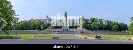 Leipzig, Allemagne - 09 mai 2024 : vue du Red Bull Arena de Leipzig Banque D'Images