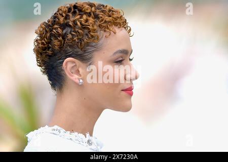 Cannes, France. 16 mai 2024. Nathalie Emmanuel participe au Megalopolis Photocall au 77e Festival de Cannes au Palais des Festivals de Cannes, France, le 17 mai 2024. Photo de Franck Castel/ABACAPRESS. COM Credit : Abaca Press/Alamy Live News Banque D'Images