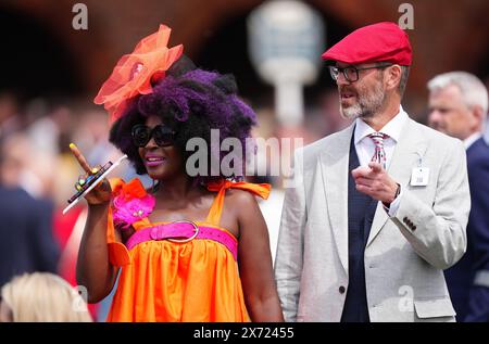 Courses hippiques le troisième jour du Dante Festival 2024 à l'hippodrome de York. Date de la photo : vendredi 17 mai 2024. Banque D'Images