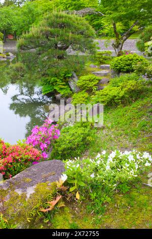 Japon, Kyoto, Palais Impérial, Palais Sento, jardin, Banque D'Images