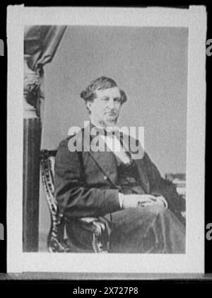 Hon. Zachariah Chandler de Mich., titre tiré de la veste., 'C.S. 132, Z. Chandler' sur négatif ; 'Brady Photograph' sur veste., No Detroit Publishing Co., cadeau ; State Historical Society of Colorado ; 1949, Chandler, Zachariah,,, 1813-1879. , Législateurs. Banque D'Images